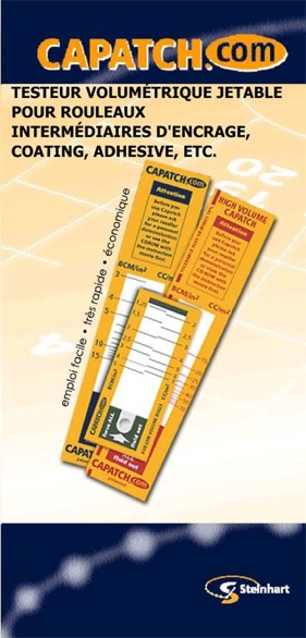 Disposable volume strip tester for Anilox